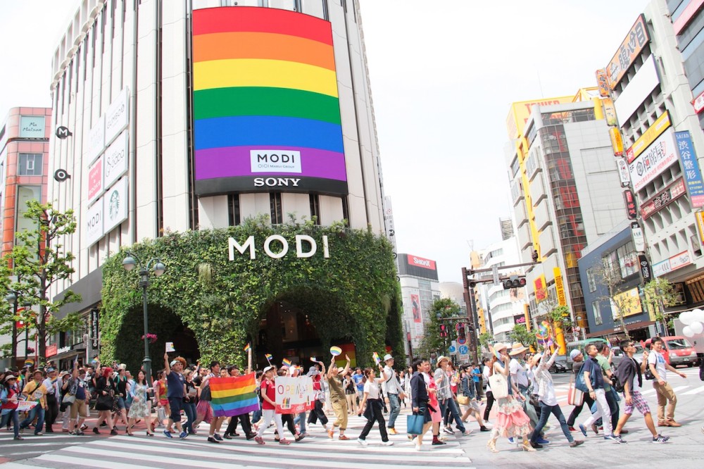 渋谷が日本のＬＧＢＴのメッカとなり、イベントには海外からも多くの人が来日！